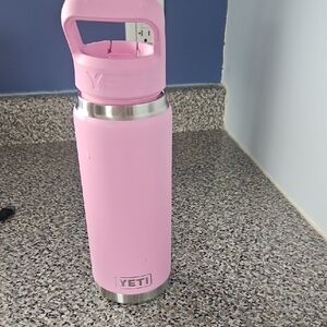 YETI Pink Stainless Steel Bottle